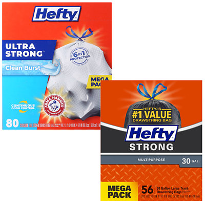 hefty trash bags Albertsons Coupon
