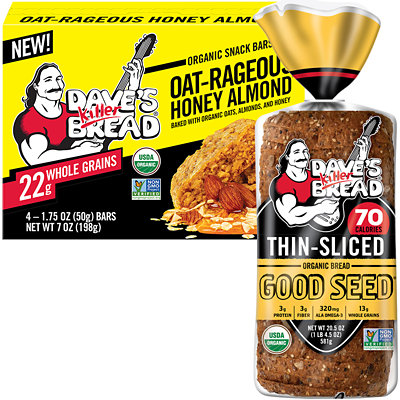 20.5-oz. bread or 4-ct. bars. USDA Organic.