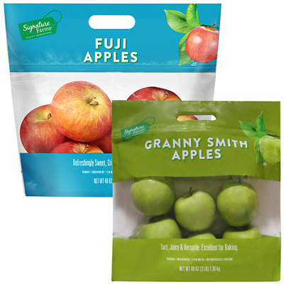 Signature Select/Farms Fuji Apples Prepacked Bag - 3 Lb - Randalls
