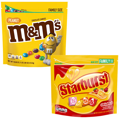 m ms skittles or starburst Albertsons Coupon