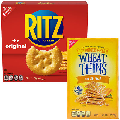 3.5-8.5-oz. Or 11.6-13.7-oz. Ritz Or 9-12.4-oz. Cheez-It...