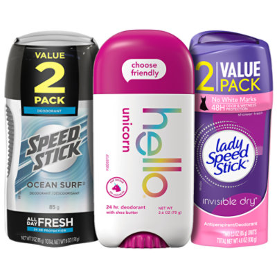 hello or speed stick Albertsons Coupon