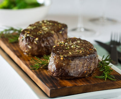 Cedar plank outlet steak