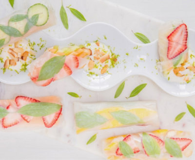 Fruit Summer Rolls with Tropical Yogurt Dipping Sauce Albertsons