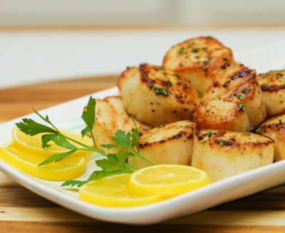 PanSeared Sea Scallops Albertsons