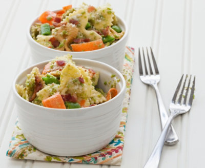 Pea Pesto Pasta with Bacon Crumbles Safeway