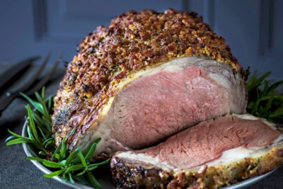 Dijon Mustard Prime Rib Recipe / Rub the roast all over ...