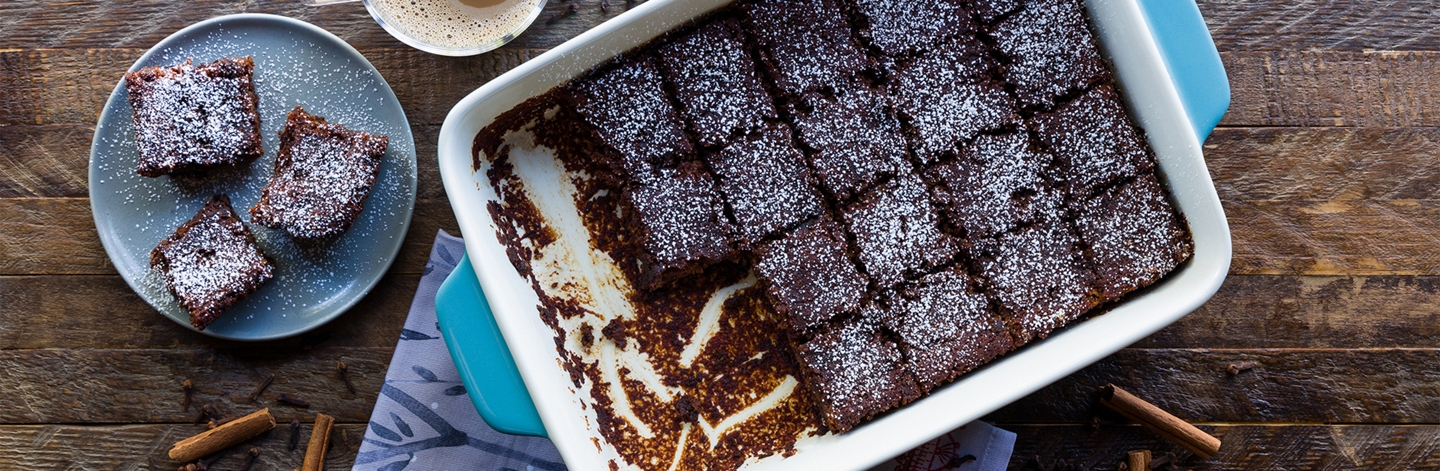 Sticky Gingerbread Bars
