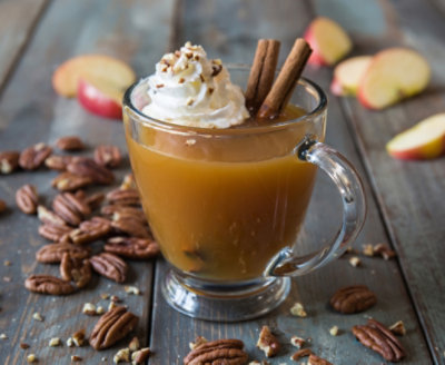 Warm Vanilla Cider with Toasted Pecans Safeway