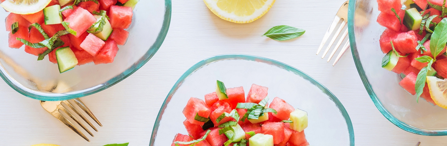Watermelon & Basil Salad