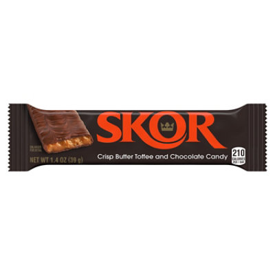 Skor Crisp Butter Toffee And Chocolate Candy Bar - 1.4 Oz