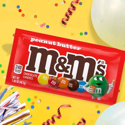 M&M'S Peanut Butter Chocolate Candy Singles Size - 1.63 Oz - Image 4