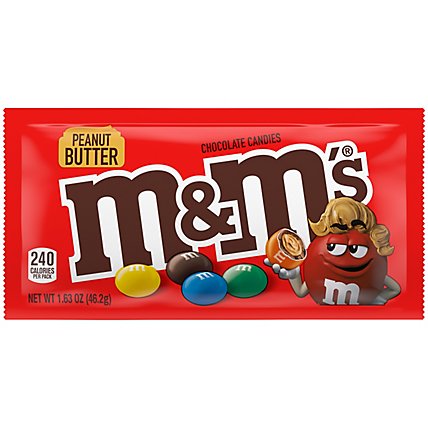 M&M'S Peanut Butter Chocolate Candy Singles Size - 1.63 Oz - Image 1