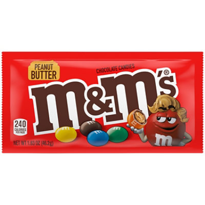 M&M'S Peanut Butter Chocolate Candy Singles Size - 1.63 Oz - Shaw's