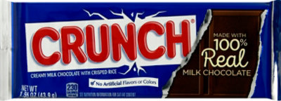 CRUNCH Milk Chocolate With Crisped Rice - 1.55 Oz - Image 2