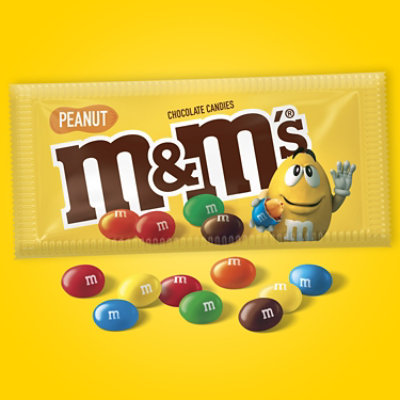 M&M'S Peanut Milk Chocolate Candy Full Size Pouch - 1.74 Oz - Image 3