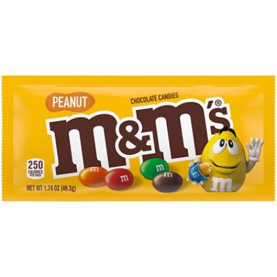 M&M's® Peanut Milk Chocolate Candies 1.74 oz. - 48/Pack