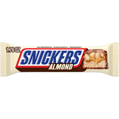 Snickers Almond Chocolate Candy Bar Single Size 1.76 Oz - Image 1