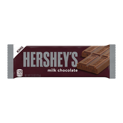 Hersheys Milk Chocolate King Size Candy Bar - 2.6 Oz - Image 1