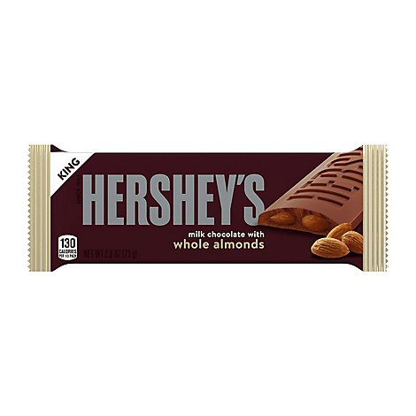 HERSHEYS Milk Chocolate with Almonds King Size - 2.6 Oz