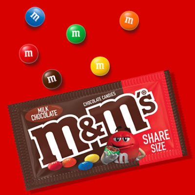 M&M'S Milk Chocolate Candy Share Size Bag - 3.14 Oz - Image 3