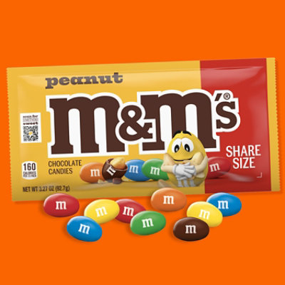 M&M'S Peanut Milk Chocolate Candy Sharing Size - 3.27 Oz - Image 3