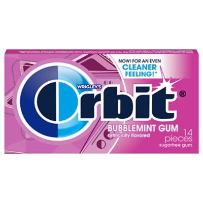 Orbit Sugar Free Chewing Gum Bubblemint Single Pack - 14 Count - Image 3