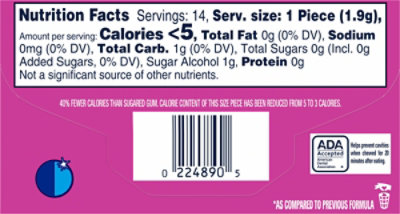 Orbit Sugar Free Chewing Gum Bubblemint Single Pack - 14 Count - Image 6