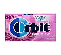 Orbit Sugar Free Chewing Gum Bubblemint Single Pack - 14 Count