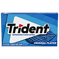 Trident Original Flavor Sugar Free Gum - 14 Count - Image 1