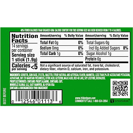 Trident Gum Sugarfree with Xylitol Watermelon Twist - 18 Count - Image 6