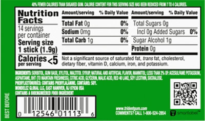Trident Gum Sugarfree with Xylitol Watermelon Twist - 18 Count - Image 6