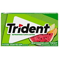 Trident Gum Sugarfree with Xylitol Watermelon Twist - 18 Count - Image 1