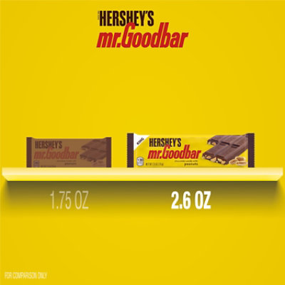 Hersheys Mr. Goodbar Chocolate With Peanuts King Size Candy Bar - 2.6 Oz - Image 5