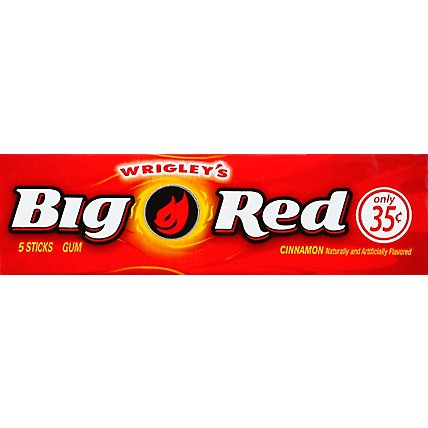Big Red Gum Cinnamon - 5 Count - Image 2