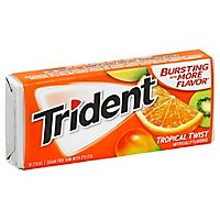 Trident Gum Sugar Free With Xylitol Tropical Twist - 18 Count - Image 1