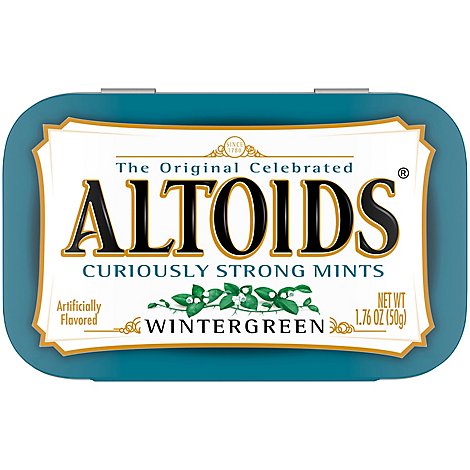 Altoids Hard Candy Mints Wintergreen Single Pack - 1.76 Oz