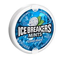 ICE BREAKERS Coolmint Sugar Free Breath Mints Tin - 1.5 Oz