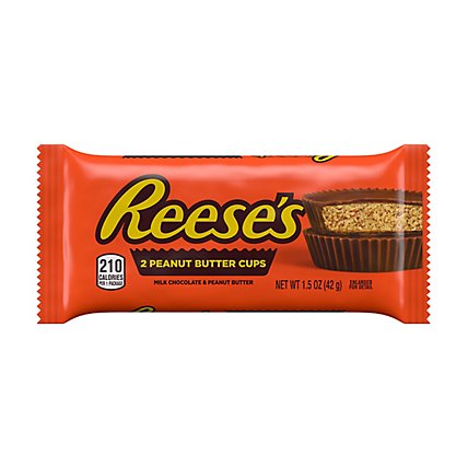Reese's Milk Chocolate Peanut Butter Cups Candy Pack - 1.5 Oz - Image 1