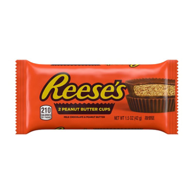 Reeses Peanut Butter Cups Milk Chocolate - 2 Count