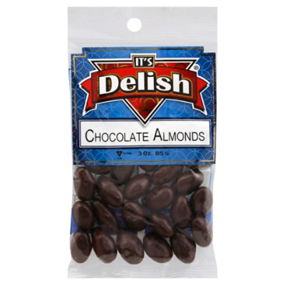 Its Delish Chocolate Almonds Candy - 3 Oz - Image 1