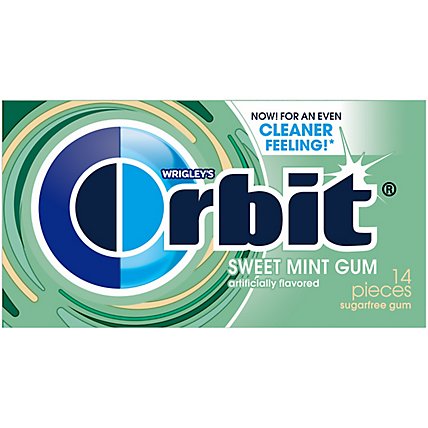 Orbit Sweet Mint Sugarfree Gum Single Pack - Image 2