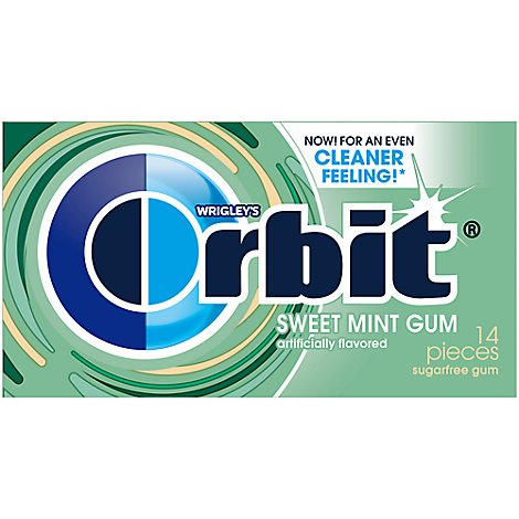 Orbit Sweet Mint Sugarfree Gum Single Pack