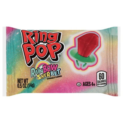 Ring Pop Candy Blue Raspberry - 0.5 Oz