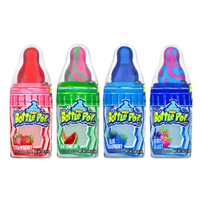 Baby Bottle Pop Lollipop with Popping Powder Candy, 4 ct / 0.8 oz - Kroger