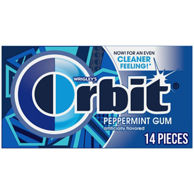 Orbit Sugar Free Chewing Gum Peppermint Single Pack - 14 Count - Image 1