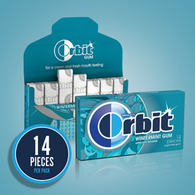 Orbit Wintermint Sugarfree Gum Single Pack - Image 3