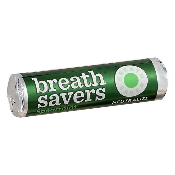 BreathSavers Mints Sugar Free With Neutrazin Spearmint - 0.75 Oz