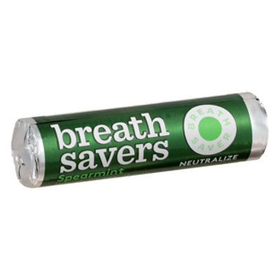 BreathSavers Mints Sugar Free With Neutrazin Spearmint - 0.75 Oz