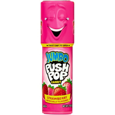 Push Pop Jumbo Assorted Flavors Individually Wrapped Candy Lollipop Suckers - 1.06 Oz - Image 1